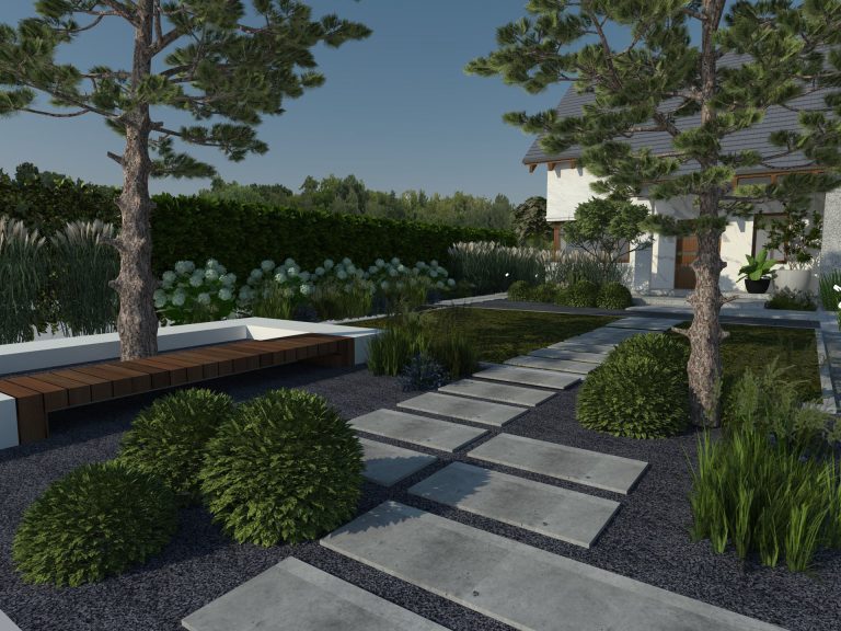 Klasyczne ogrody - projekt 4