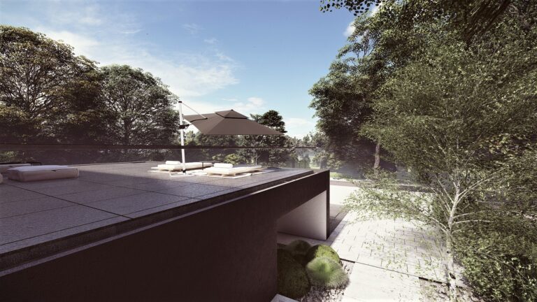 Nowoczesne ogrody minimalistyczne - projekt 11